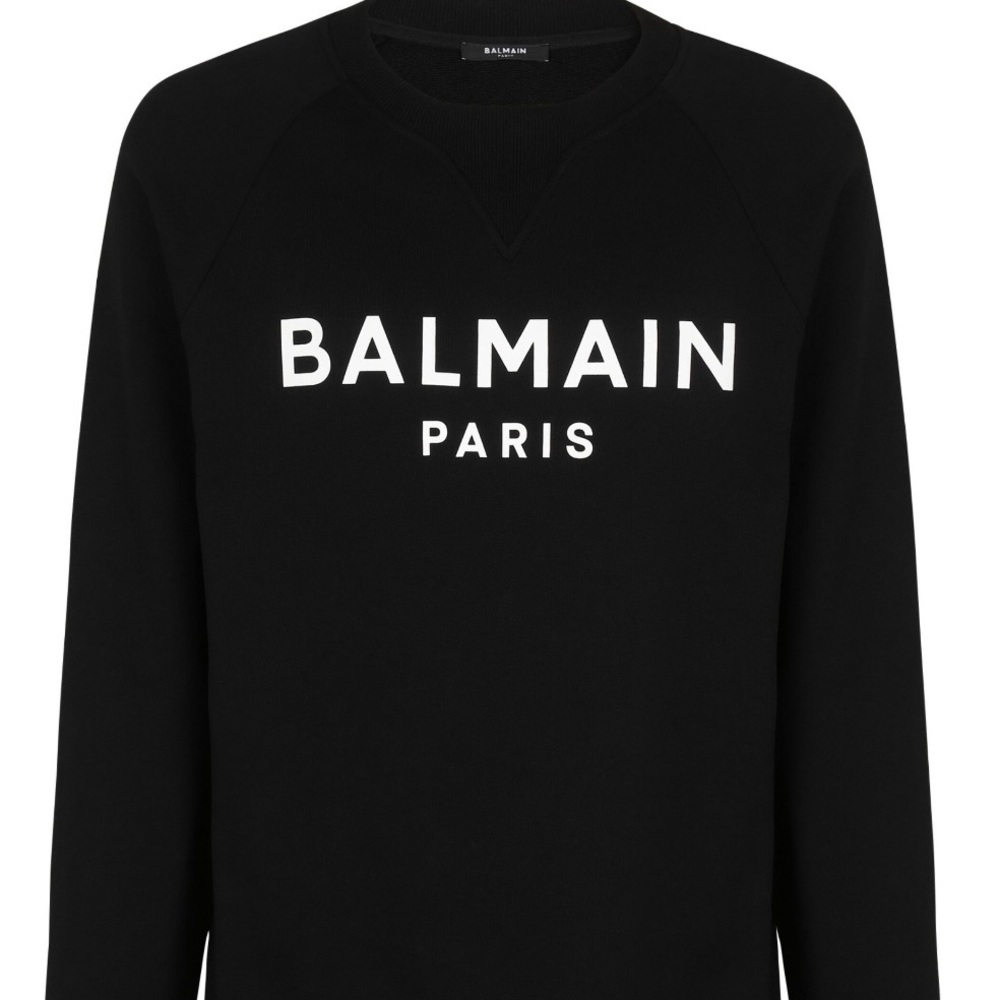 Brand New Balmain Black Unisex Sweatshirt in M/L